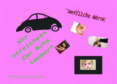 Cartoon: Autostreichel (medium) by Kucki tagged kinder,auto,kindesmisshandlung