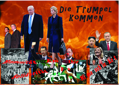 Cartoon: Die Trumpel kommen (medium) by Kucki tagged trumpel,und,konsorten