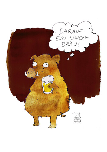 Cartoon: Wildschwein (medium) by Koppelredder tagged berlin,wildschwein,löwe,löwin,jagd,polizei,polizeieinsatz,entlaufen,berlin,wildschwein,löwe,löwin,jagd,polizei,polizeieinsatz,entlaufen