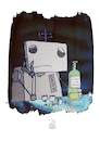 Cartoon: Aroma (small) by Koppelredder tagged ki,ai,aroma,roboter,künstlicheintelligenz,künstlichearomen,tristesse