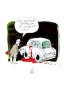 Cartoon: Blutiger Anfänger (small) by Koppelredder tagged anfänger,fahrschule,blut,blutigeranfänger,polizei,kontrolle,verkehrskontrolle,mord,verbrechen,auto,polizist