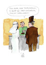 Cartoon: Doppelname (small) by Koppelredder tagged doppelname,name,nachname,standesamt,hochzeit,tschingderassabum