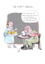 Cartoon: Klischees (small) by Koppelredder tagged klischee,suff,nazi,neonazi,bier,bedienung,aggression,gewalt,gewaltbereitschaft,skinhead