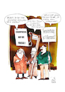 Cartoon: Wiedervereinigung (small) by Koppelredder tagged 3oktober,tagderdeutscheneinheit,wiedervereiniung,brd,ddr,drosten,corona,seenotrettung,flüchtlinge,solidarität,nostalgie,ostalgie,querdenker,afd