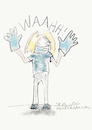 Cartoon: corona- diaries WAAHH (small) by maman tagged corona,mundschutz,angst,krise,kind,junge,teenager,hygiene,quarantäne,homeschooling,homeoffice,familie