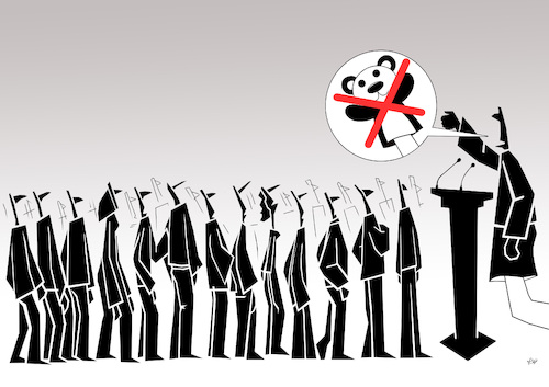 Cartoon: Puppet (medium) by Wesam Khalil tagged politics,politician,puppet,speech,political,propaganda,conference