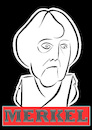 Cartoon: Merkel (small) by Wesam Khalil tagged merkel,cdu,thüringen,wahlen,annulierungen,afd,fdp,tabus,grenzen,königin,politik,allmacht,parteien,ausgrenzungen,landtagswahlen,landtag,landtags