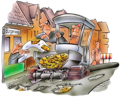 Cartoon: Anliegerbeiträge (medium) by HSB-Cartoon tagged anliegergebühr,anliegerbeitrag,gemeinde,gemeindestraße,gemeindeweg,teermaschine,straßenschäden,wegeinstandhaltung,straßenbaustelle,hauseigentümer,hausbesitzer,unterhaltunngsmaßnahme,cartoon,karikatur,hsbcartoon,cartoonzeichner,cartoonist,gemeindehaushalt,bauhof,strassenbau,bautrupp,tiefbau,anliegergebühr,anliegerbeitrag,gemeinde,gemeindestraße,gemeindeweg,teermaschine,straßenschäden,wegeinstandhaltung,straßenbaustelle,hauseigentümer,hausbesitzer,unterhaltunngsmaßnahme,cartoon,karikatur,hsbcartoon,cartoonzeichner,cartoonist,gemeindehaushalt,bauhof,strassenbau,bautrupp,tiefbau