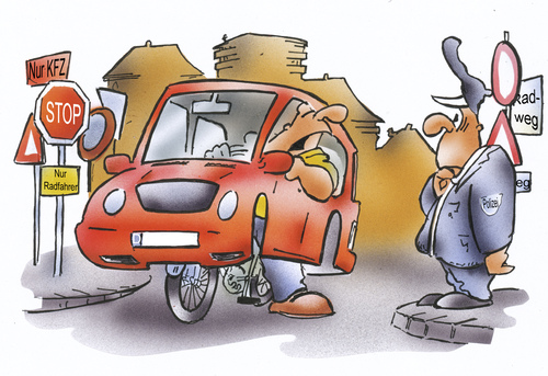 Autoradfahrer Autoradfahrer