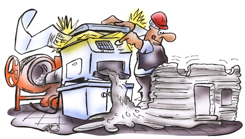 Cartoon: D3 Drucker (medium) by HSB-Cartoon tagged d3,drucker,hausbau,handwerk,handwerker,drucken,beton,betonmischer,mischmaschine,kopierer,maurer,polier,bauunternehmer,architekt,architektur,baustoff,neubau,d3,drucker,hausbau,handwerk,handwerker,drucken,beton,betonmischer,mischmaschine,kopierer,maurer,polier,bauunternehmer,architekt,architektur,baustoff,neubau