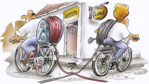 E-Bikefahrer E-Bikefahrer