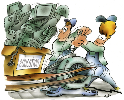 Cartoon: education (medium) by HSB-Cartoon tagged education,econemy,engenie,market,employee,employer,plant,office,factory,job,energy,employment,skill,career,hsbcartoon,education,econemy,engenie,market,employee,employer,plant,office,factory,job,energy,employment,skill,career,hsbcartoon