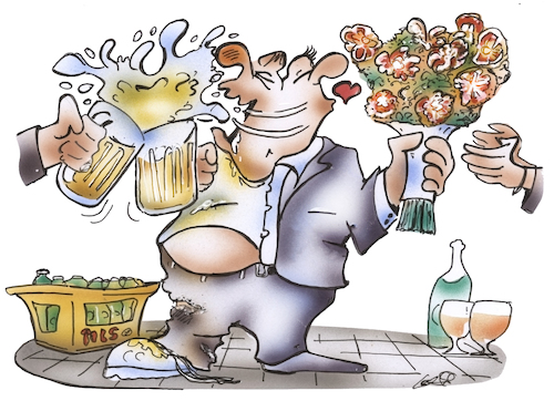 Cartoon: Einen schönen Abend (medium) by HSB-Cartoon tagged party,feier,feiern,fete,fest,freunde,freundin,frau,romantik,romantischer,abend,trinken,alkohol,bier,sause,bar,kneipe,pup,ehe,ehefrau,verheiratet,liiert,laison,liebe,erotik,cartoon,blumenstrauss,geschenk,sekt,wein,wirtshaus,wirtschaft,clique,party,feier,feiern,fete,fest,freunde,freundin,frau,romantik,romantischer,abend,trinken,alkohol,bier,sause,bar,kneipe,pup,ehe,ehefrau,verheiratet,liiert,laison,liebe,sex,erotik,cartoon,blumenstrauss,geschenk,sekt,wein,wirtshaus,wirtschaft,clique
