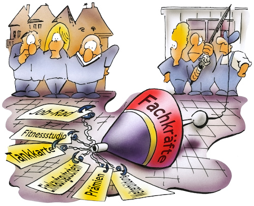 Cartoon: Fachkräftemangel (medium) by HSB-Cartoon tagged fachkräftemangel,facharbeiter,fachkraft,arbeit,arbeitnehmer,arbeitgeber,job,jobbörse,arbeitsamt,arge,arbeitnehmeranreize,beruf,berufswahl,manager,personal,personalsuche,arbeitssuche,personalchef,unternehmen,unternehmer,firma,fabrik,arbeitslos,jobangebot,arbeitsangebot,lohn,lohnkosten,gehalt,lohnzusatz,arbeitnehmerbindung,arbeitnehmerbindungskonzept,chef,köder,arbeitsanreize,bewerbung,bewerbungsunterlagen,cartoon,business,arbeitsmarkt,fachkräftemangel,facharbeiter,fachkraft,arbeit,arbeitnehmer,arbeitgeber,job,jobbörse,arbeitsamt,arge,arbeitnehmeranreize,beruf,berufswahl,manager,personal,personalsuche,arbeitssuche,personalchef,unternehmen,unternehmer,firma,fabrik,arbeitslos,jobangebot,arbeitsangebot,lohn,lohnkosten,gehalt,lohnzusatz,arbeitnehmerbindung,arbeitnehmerbindungskonzept,chef,köder,arbeitsanreize,bewerbung,bewerbungsunterlagen,cartoon,business,arbeitsmarkt