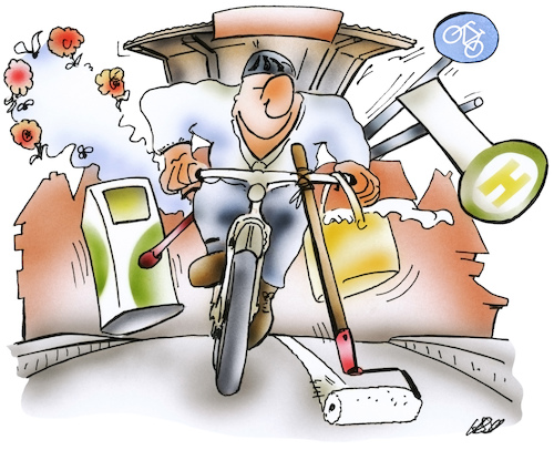 Cartoon: Fahrradfreundliche Stadt (medium) by HSB-Cartoon tagged rad,radfahrer,radler,fahrrad,fahrradfahrer,ebike,bike,öpnv,fahrradfreundliche,innenstadt,stadt,stadtverkehr,haltestelle,radfahrstreifen,radfahrspur,straße,straßenbau,radwege,radfahrunterstellplatz,ebikestation,radstation,fahrradverleih,cartoon,cartoonzeichner,rennrad,hollandrad,treckingrad,fietze,karikatur,karikaturzeichner,karikaturist,verkehrsplanung,verkehrsleitung,verkehrsführung,gemeindestrasse,rad,radfahrer,radler,fahrrad,fahrradfahrer,ebike,bike,öpnv,fahrradfreundliche,innenstadt,stadt,stadtverkehr,haltestelle,radfahrstreifen,radfahrspur,straße,straßenbau,radwege,radfahrunterstellplatz,ebikestation,radstation,fahrradverleih,cartoon,cartoonzeichner,rennrad,hollandrad,treckingrad,fietze,karikatur,karikaturzeichner,karikaturist,verkehrsplanung,verkehrsleitung,verkehrsführung,gemeindestrasse