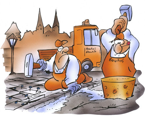 Cartoon: Frostschäden (medium) by HSB-Cartoon tagged strasse,verkehr,sctrassenschäden,strassenloch,verkehrsicherheit,baustelle,bauhof,frost,winter,frostschäden,hammer,arbeiter,airbrush,airbrushkarikatur,strasse,verkehr,sctrassenschäden,strassenloch,verkehrsicherheit,baustelle,bauhof,frost,winter,frostschäden,hammer,arbeiter,airbrush,airbrushkarikatur