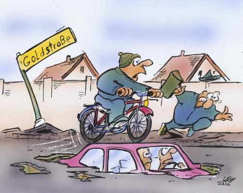 Cartoon: Frostschäden (medium) by HSB-Cartoon tagged frost,winter,frostschaden,straße,fahrrad,verkehr,frost,winter,frostschaden,straße,fahrrad,verkehr,unfall,wetter