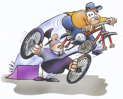 Cartoon: Funbike race (medium) by HSB-Cartoon tagged funsport,sport,bike,biker,bycicle,ciclepath,drive,politic,cartoon,caricature,airbrush,funsport,sport,bike,fahrrad