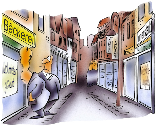 Cartoon: geschäftssterben (medium) by HSB-Cartoon tagged business,die,buy,downtown,area,makrt,marketing,shop,shopping,stores,airbrush,betreib,betreibsführung,bäckerei,einzelhandel,firma,firmensterben,frisör,fußgängerzone,geschäft,geschäfte,geschäftsaufgabe,geschäftsfrau,geschäftsleben,geschäftsmann,geschäftssterben,gewerbe,hsb,hsbcartoon,innendtadt,insolvenz,karikatur,kunden,kundengewinnung,kundenverlust,kundschaft,laden,ladensterben,lokalkarikatur,manager,metzgerei,mieter,pleite,schließung,schuhladen,shoppen,unternehmen,verlust,vermietung,business,die,buy,downtown,area,makrt,marketing,shop,shopping,stores,airbrush,betreib,betreibsführung,bäckerei,einzelhandel,firma,firmensterben,frisör,fußgängerzone,geschäft,geschäfte,geschäftsaufgabe,geschäftsfrau,geschäftsleben,geschäftsmann,geschäftssterben,gewerbe,hsb,hsbcartoon,innendtadt,insolvenz,karikatur,kunden,kundengewinnung,kundenverlust,kundschaft,laden,ladensterben,lokalkarikatur,manager,metzgerei,mieter,pleite,schließung,schuhladen,shoppen,unternehmen,verlust,vermietung