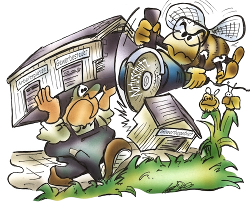 Gewerbegebiet vs Naturschutz Gewerbegebiet vs Naturschutz