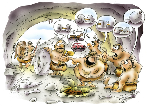 Cartoon: invention (medium) by HSB-Cartoon tagged invention,economic,expert,business,magaer,managing,market,marketing,advertising,product,development,inovation,vision,idea,office,group,employee,job,employer,neandertaler,primeval,time,wheel,erfindung,idee,wirtschaft,unternehmen,unternehmer,arbeit,urzeit,cartoon,karikatur,invention,economic,expert,business,magaer,managing,market,marketing,advertising,product,development,inovation,vision,idea,office,group,employee,job,employer,neandertaler,primeval,time,wheel,erfindung,idee,wirtschaft,unternehmen,unternehmer,arbeit,urzeit,cartoon,karikatur