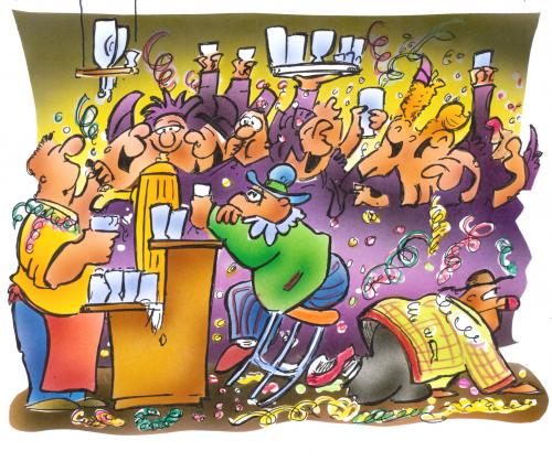 Cartoon: Karneval (medium) by HSB-Cartoon tagged karneval,feiern,alkohol,bier,wein,schnaps,feier,karneval,feiern,alkohol,bier,wein,schnaps,feier,party,saufen,köln,kneipe,bar,freizeit,feierkultur,kultur,tradition