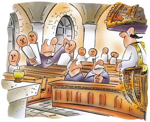 Kirchenbesucher Kirchenbesucher