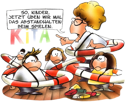 Cartoon: Kita in Coronazeiten (medium) by HSB-Cartoon tagged kita,kindertagesstätte,kindergarten,covid19,corona,coronavirus,kindergartenleiterin,kindergärtnerin,kinder,betreuung,kindertagesgeld,abstand,abstandhalter,erzieherin,cartoon,cartoonzeichner,kita,kindertagesstätte,kindergarten,covid19,corona,coronavirus,kindergartenleiterin,kindergärtnerin,kinder,betreuung,kindertagesgeld,abstand,abstandhalter,erzieherin,cartoon,cartoonzeichner