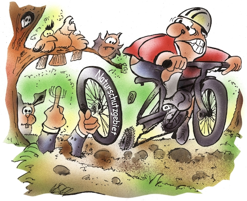 Cartoon: Mountainbiker (medium) by HSB-Cartoon tagged mountainbike,mountainbiker,naturschutz,naturschutzgebiet,wald,umweltschutz,umweltverhalten,waldstrecke,waldweg,waldradweg,umweltbewusstsein,naturbelassen,karikatur,treckingrad,radfahrer,umweltzerstörung,outdoor,karrikatur,cartoon,mountainbike,mountainbiker,naturschutz,naturschutzgebiet,wald,umweltschutz,umweltverhalten,waldstrecke,waldweg,waldradweg,umweltbewusstsein,naturbelassen,karikatur,treckingrad,radfahrer,umweltzerstörung,outdoor,karrikatur,cartoon