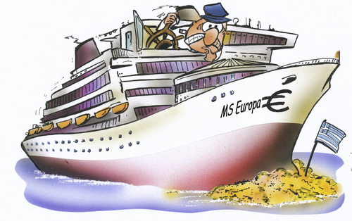 Cartoon: MS Europa (medium) by HSB-Cartoon tagged eu,europa,europäische,union,schiff,motorschiff,ms,steuerrad,kapitän,sandbank,griechenland,parlament,bank,geld,politik,politiker,minister,eu,europa,europäische,union,schiff,motorschiff,ms,steuerrad,kapitän,sandbank,griechenland,parlament,bank,geld,politik,politiker,minister