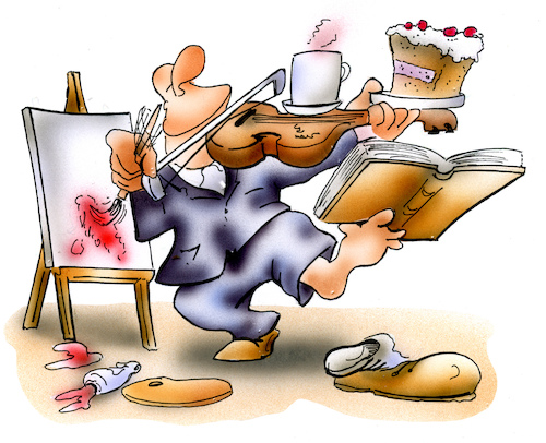 multitasking artist multitasking artist