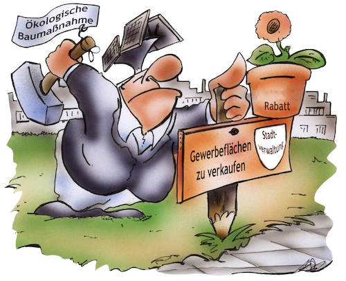 Cartoon: ökologische Gewerbegebiete (medium) by HSB-Cartoon tagged gewerbegebiet,gewerbefläche,handwerksbetrieb,mittelstand,gewerbeverkauf,gewerbehalle,karrikatur,cartoon,lokalpolitik,grundstücksverkauf,grundstückserwerb,gewerblich,gewerbesteuer,gewerbeeinnahme,karikatur,baugrundstück,gewerbegebiet,gewerbefläche,handwerksbetrieb,mittelstand,gewerbeverkauf,gewerbehalle,karrikatur,cartoon,lokalpolitik,grundstücksverkauf,grundstückserwerb,gewerblich,gewerbesteuer,gewerbeeinnahme,karikatur,baugrundstück