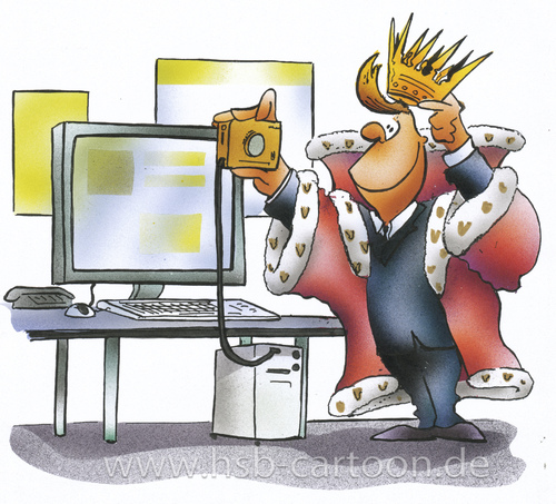 Cartoon: office king (medium) by HSB-Cartoon tagged bürocartoon,airbrush,schreibtisch,job,arbeitswelt,kamera,könig,angestellter,arbeit,büro,employer,workdesk,camera,computer,pc,accountment,work,king,office,ofice,king,work,accountment,pc,computer,camera,workdesk,employer,büro,arbeit,angestellter,könig,kamera,arbeitswelt,job,schreibtisch,airbrush,bürocartoon