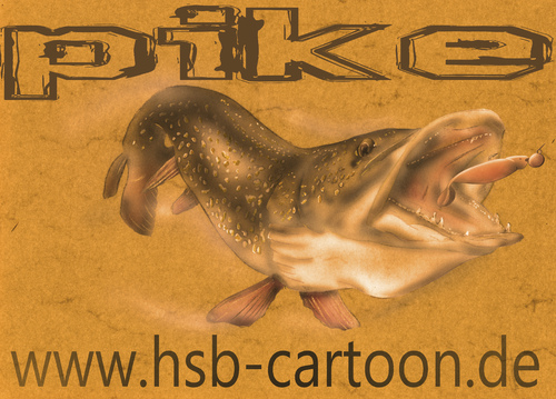 Cartoon: pike (medium) by HSB-Cartoon tagged pike,fish,fishing,angel,hengel,fishingsport,water,river,sweetwaterfish,inshorefishing,fishingcartoon,hecht,wobbler,angelrute,angelsport,angler,anglercartoon,anglermotiv,hechtangeln,raubfisch,pike,fish,fishing,angel,hengel,fishingsport,water,river,sweetwaterfish,inshorefishing,fishingcartoon,hecht,wobbler,angelrute,angelsport,angler,anglercartoon,anglermotiv,hechtangeln,raubfisch