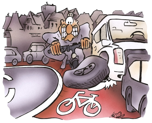 Radfahrbahn Radfahrbahn