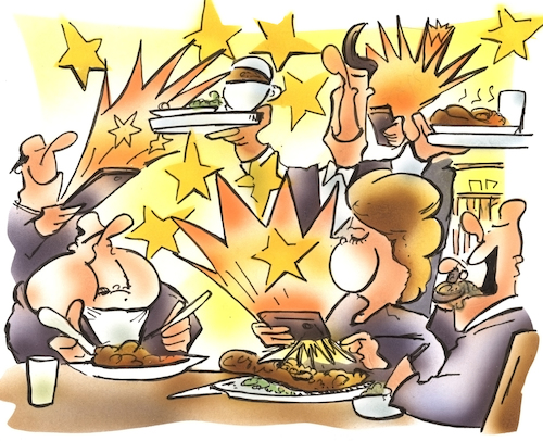 Cartoon: Restaurantbewertung (medium) by HSB-Cartoon tagged restaurant,restaurantbesuch,lokal,essengehen,restaurantbewertung,michelinstern,googlebewertung,bar,trinkgeld,kellner,ober,pizzeria,speiselokal,steakhaus,taverne,cafe,gaststätte,wirtschaft,osteria,trattoria,ristorante,gastronomie,restaurant,restaurantbesuch,lokal,essengehen,restaurantbewertung,michelinstern,googlebewertung,bar,trinkgeld,kellner,ober,pizzeria,speiselokal,steakhaus,taverne,cafe,gaststätte,wirtschaft,osteria,trattoria,ristorante,gastronomie