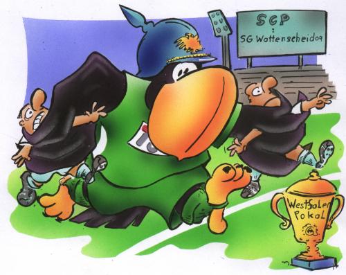 Cartoon: SC Preussen Münster (medium) by HSB-Cartoon tagged fussball,soccer,westfalenpokal,scp,,fussball,westfalenpokal,scp,adler,deutschland,pokal,bundesliga,preussen,münster,meisterschaft,wettkampf,regionalliga