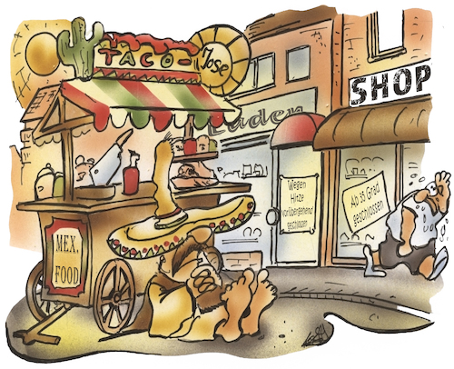 Cartoon: Siesta (medium) by HSB-Cartoon tagged siesta,hitzewelle,mittagsschläfchen,mittagsschlaf,pause,mexikaner,mexiko,kultur,sonne,sommer,hitze,heiß,geschäftsschließung,laden,shop,innenstadt,füßgängerzone,einkaufsverhalten,einkaufsmeile,cartoon,hsb,siesta,hitzewelle,mittagsschläfchen,mittagsschlaf,pause,mexikaner,mexiko,kultur,sonne,sommer,hitze,heiß,geschäftsschließung,laden,shop,innenstadt,füßgängerzone,einkaufsverhalten,einkaufsmeile,cartoon,hsb