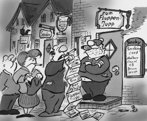 Cartoon: smoking club (medium) by HSB-Cartoon tagged smoking,club,pub,rauchverbot,restaurant,pubs,bar,zigarette,rauch,rauchen,nikotin,sucht,passiv,aktiv,club,deutschland,gesundheit,lunge,krebs,öffentlichkeit