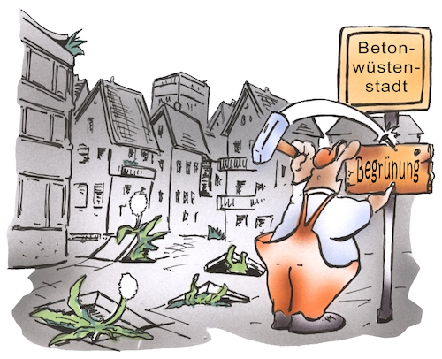 Cartoon: Stadtbegünung (medium) by HSB-Cartoon tagged begrünung,beton,betonwüste,innenstadt,innenstadtbegrünung,grünanlage,fassadenbegrünung,ökologie,ökologisch,natur,pflanzen,anpflanzung,bio,öko,bauhof,stadt,klima,stadtklima,klimaverbesserung,luftverbesserung,luftverschmutzung,co2,begrünung,beton,betonwüste,innenstadt,innenstadtbegrünung,grünanlage,fassadenbegrünung,ökologie,ökologisch,natur,pflanzen,anpflanzung,bio,öko,bauhof,stadt,klima,stadtklima,klimaverbesserung,luftverbesserung,luftverschmutzung,co2