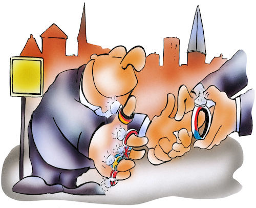 Cartoon: Städtepartnerschaft (medium) by HSB-Cartoon tagged citizen,city,europe,foreign,nation,nationality,partner,partnership,town,airbrush,ausland,bund,bürger,ehering,einwohner,eu,europa,europäisch,finger,gemeinschaft,hsb,kooperation,land,lokalkarikatur,nationalität,offenheit,partnerschaft,ring,stadt,städte,städtepartnerschaft,toleranz,verbindung,verbundenheit,volk,welt,zusammenarbeit,zusammenhalt,citizen,city,europe,foreign,nation,nationality,partner,partnership,town,airbrush,ausland,bund,bürger,ehering,einwohner,eu,europa,europäisch,finger,gemeinschaft,hsb,kooperation,land,lokalkarikatur,nationalität,offenheit,partnerschaft,ring,stadt,städte,städtepartnerschaft,toleranz,verbindung,verbundenheit,volk,welt,zusammenarbeit,zusammenhalt