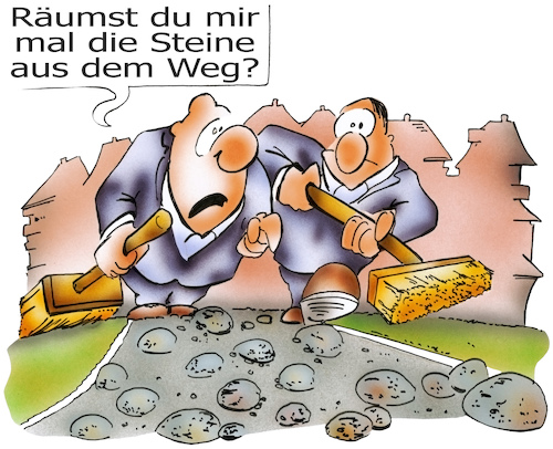 Cartoon: Steine im Weg (medium) by HSB-Cartoon tagged airbrush,cartoon,fegen,guter,vorsatz,hsb,hsbcartoon,jahr,karikatur,kümmerer,lokalkarikatur,neujahr,neujahrsvorsatz,plan,projekt,silvester,stein,steine,vorsätze,weg,airbrush,cartoon,fegen,guter,vorsatz,hsb,hsbcartoon,jahr,karikatur,kümmerer,lokalkarikatur,neujahr,neujahrsvorsatz,plan,projekt,silvester,stein,steine,vorsätze,weg