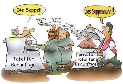 Cartoon: Tafel für Bedürftige (medium) by HSB-Cartoon tagged tafel,bedürftigentafel,bedürftige,armut,markt,suppe,mittagessen,mahl,mahlzeit,cartoon,karikatur,airbrush,tafel,bedürftigentafel,bedürftige,armut,markt,suppe,mittagessen,mahl,mahlzeit,essen,nahrung,überleben,arm,suppenküche,küche