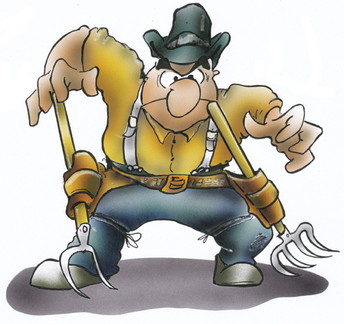 Cartoon: the farmer (medium) by HSB-Cartoon tagged farm,farmer,ranch,rancher,cowboy,agriculture,bauer,bauernhof,landwirt,landwirtschaft,mistgabel,forke,landleben,landarbeiter,acker,ackerbauer,strohgabel,landwirtcartoon,farm,farmer,ranch,rancher,cowboy,agriculture,bauer,bauernhof,landwirt,landwirtschaft,mistgabel,forke,landleben,landarbeiter,acker,ackerbauer,strohgabel,landwirtcartoon