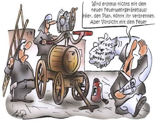 Cartoon: Unterhaltungskosten Feuerwehr (medium) by HSB-Cartoon tagged feuerwehr,feuerwehrinvestition,feuerwehrgerätehaus,freiwillige,feuerwehrfahrzeug,löschzug,bergen,löschen,retten,investition,kommune,kommunalpolitik,lokalpolitik,karikatur,cartoon,feuerwehr,feuerwehrinvestition,feuerwehrgerätehaus,freiwillige,feuerwehrfahrzeug,löschzug,bergen,löschen,retten,investition,kommune,kommunalpolitik,lokalpolitik,karikatur,cartoon