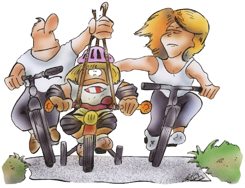 Cartoon: verkehrerziehung ohne Vorbildcha (medium) by HSB-Cartoon tagged radfahren,kinderrad,kinderfahrrad,kinderfahrradunterricht,kinderfahrschule,karrikatur,helikoptereltern,fahrunterricht,verkehrserziehung,vorbild,vorbildcharakter,karikatur,radfahren,kinderrad,kinderfahrrad,kinderfahrradunterricht,kinderfahrschule,karrikatur,helikoptereltern,fahrunterricht,verkehrserziehung,vorbild,vorbildcharakter,karikatur