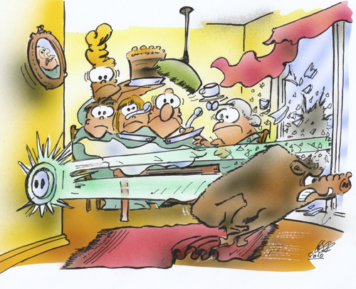 Cartoon: wild boar (medium) by HSB-Cartoon tagged wild,boar,pig,schwein,wildschwein,wild,schwein,wildschwein,tiere,tier,wohnzimmer,wut,wütend,aggression