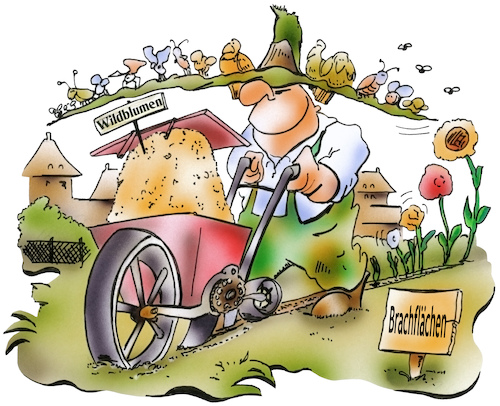 Cartoon: Wildblumenwiese (medium) by HSB-Cartoon tagged wildblumen,wildblumenwiese,wildblumenacker,naturschutz,natur,insekten,insektensterben,artenvielfalt,insektenschutz,artenschutz,naturschutzprojekt,naturschutzprogramumwelt,umweltschutz,garten,brachfläche,säen,saat,blumensaat,gärtner,aussaat,stadtgärtner,beet,bienen,wespen,hummel,saatgut,cartoon,cartoonzeichner,sämaschine,ökologie,flora,fauna,wildblumen,wildblumenwiese,wildblumenacker,naturschutz,natur,insekten,insektensterben,artenvielfalt,insektenschutz,artenschutz,naturschutzprojekt,naturschutzprogramumwelt,umweltschutz,garten,brachfläche,säen,saat,blumensaat,gärtner,aussaat,stadtgärtner,beet,bienen,wespen,hummel,saatgut,cartoon,cartoonzeichner,sämaschine,ökologie,flora,fauna