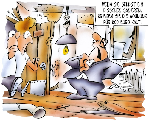 Cartoon: Wohnungsnot (medium) by HSB-Cartoon tagged wohnung,wohnungssuche,wohnraum,mietwohnung,mietsblock,mietshaus,mieter,makler,vermieter,wohnungseigentümer,wohnbau,sanieren,sanierung,mietpartei,mietkosten,mietinteressent,altbauwohnung,mietvertrag,nebenkosten,hausbau,handwerker,immobilien,immobilienmakler,hausvermieter,appartement,cartoon,cartoonzeichner,cartoonist,wohnungsanzeige,wohnungsinserat,wohnung,wohnungssuche,wohnraum,mietwohnung,mietsblock,mietshaus,mieter,makler,vermieter,wohnungseigentümer,wohnbau,sanieren,sanierung,mietpartei,mietkosten,mietinteressent,altbauwohnung,mietvertrag,nebenkosten,hausbau,handwerker,immobilien,immobilienmakler,hausvermieter,appartement,cartoon,cartoonzeichner,cartoonist,wohnungsanzeige,wohnungsinserat