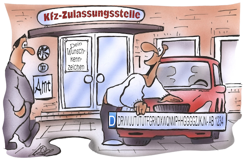Wunschkenzeichen Wunschkenzeichen